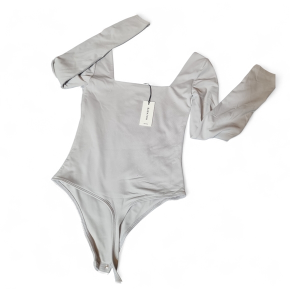 Babaton Light Gray Long Sleeve Top - Picture 4 of 5